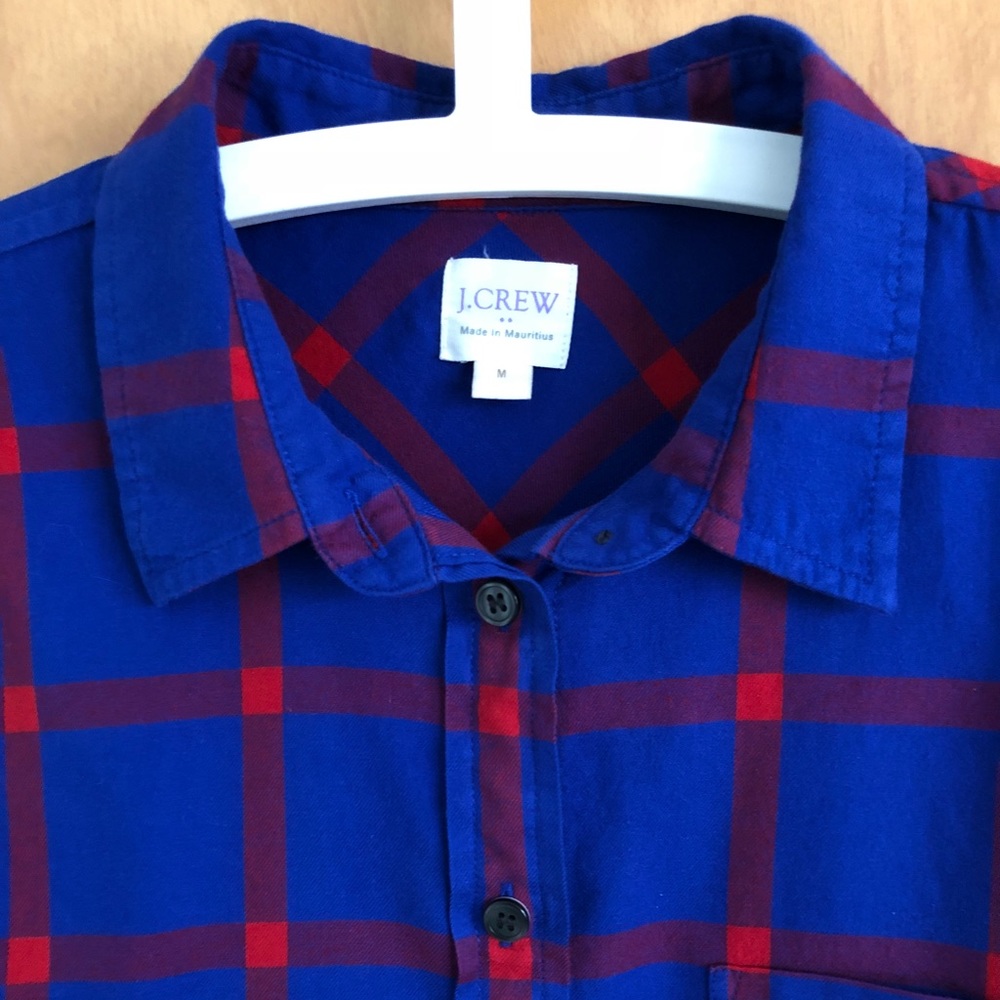 JCrew Plaid Flannel Shirt